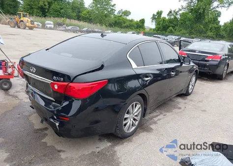 2016 Infiniti Q50 2.0T Premium из США, поврежденный, VIN JN1CV7AR9GM250881